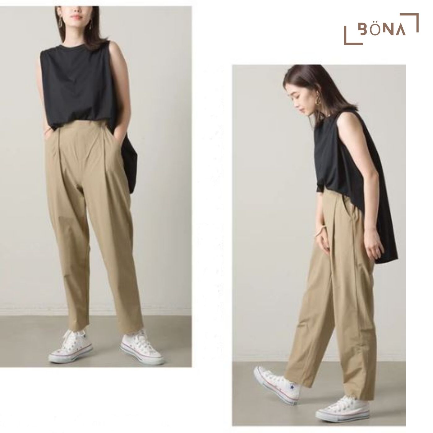 防紫外線防水尼龍褶皺休閒褲 UV Water-Repellent Easy Pants