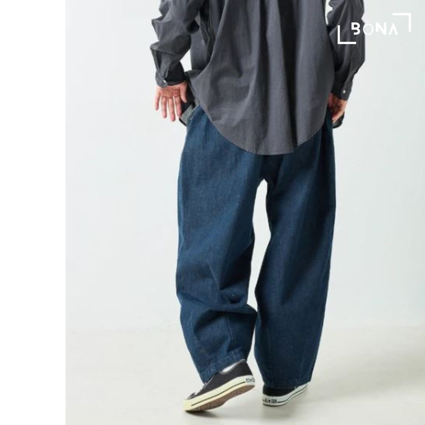 牛仔錐形馬戲團褲 Dump Washer and Denim Circus Pants