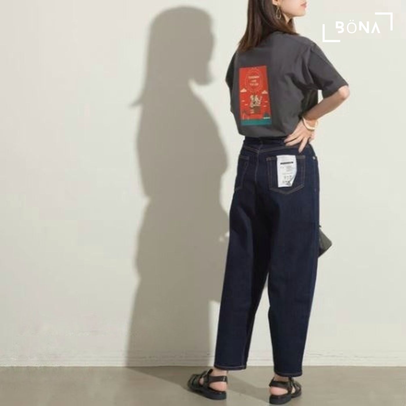 彈力牛仔氣球褲 Stretch Denim Balloon Pants