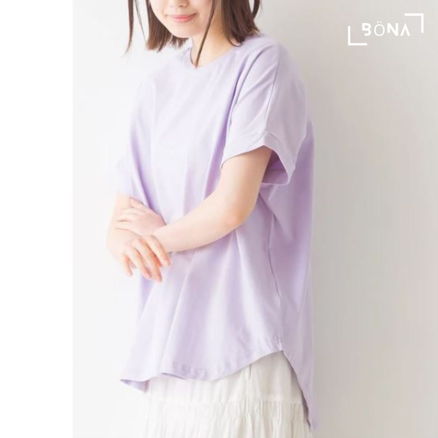 圓型下擺純色上衣 Classic Round Hem Pullover