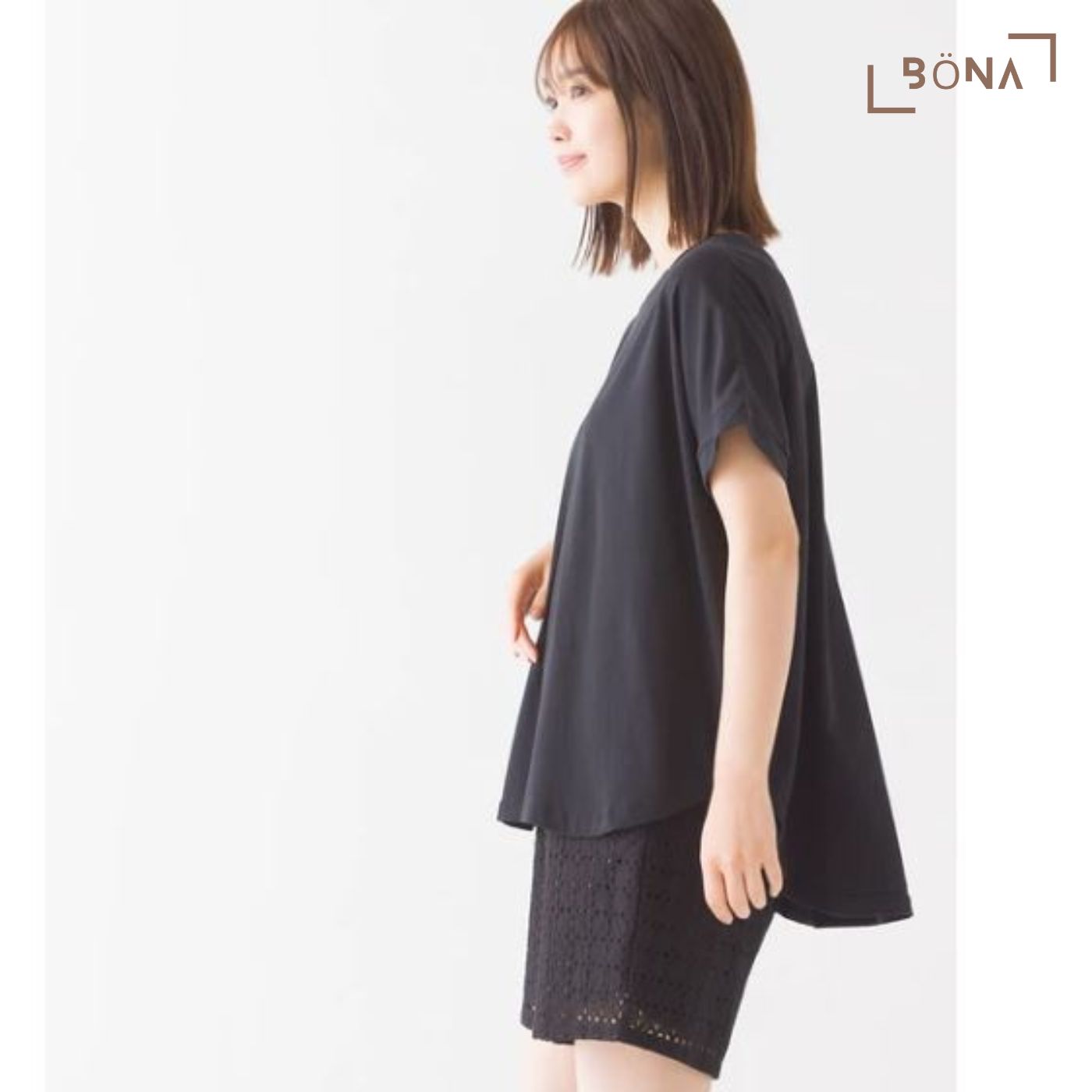 圓型下擺純色上衣 Classic Round Hem Pullover