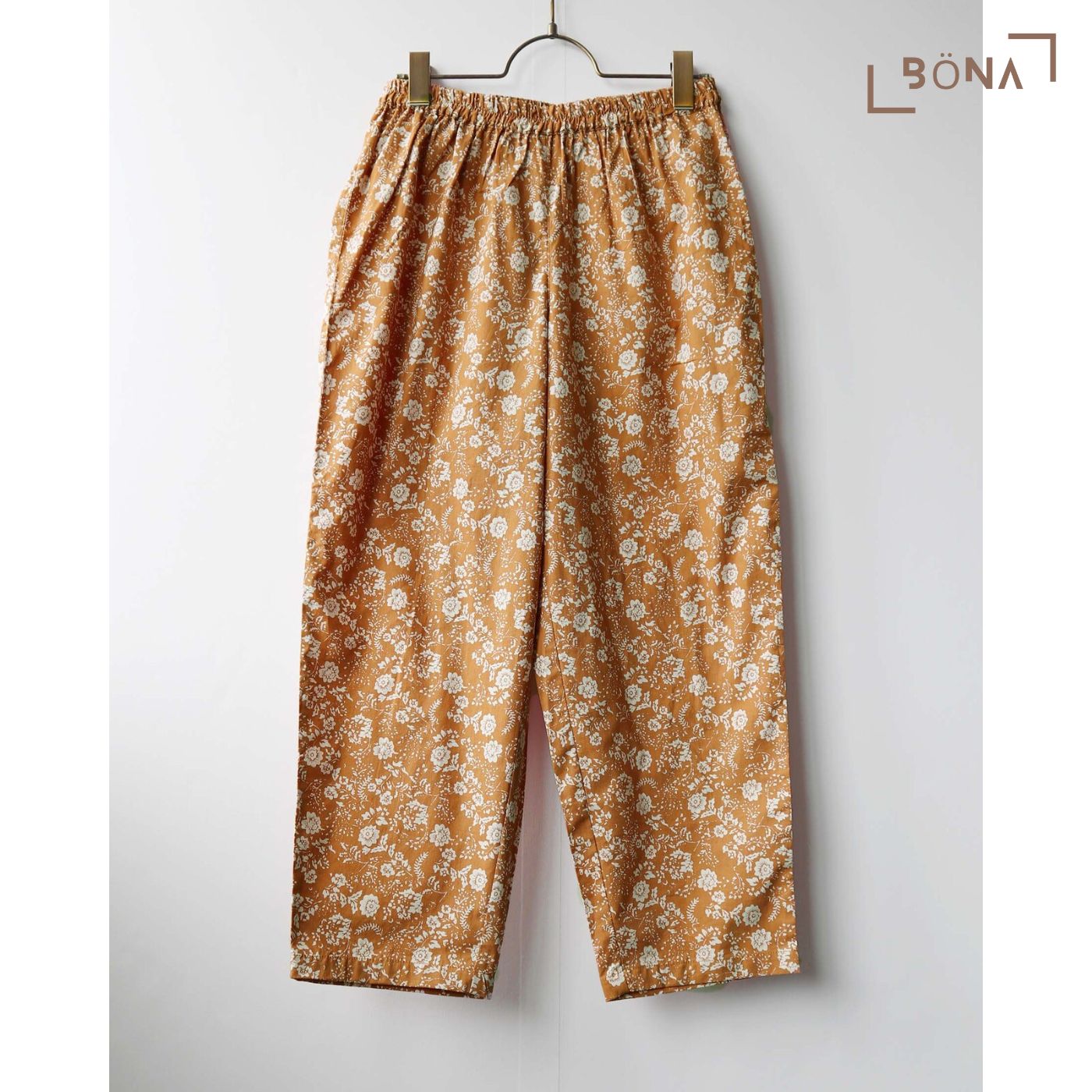 純棉印花錐形褲 Print Tapered Pants