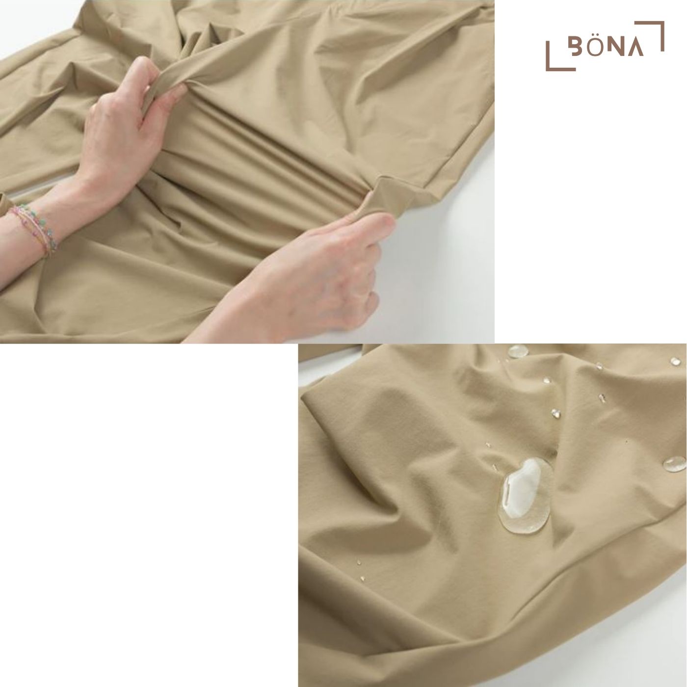 防紫外線防水尼龍褶皺休閒褲 UV Water-Repellent Easy Pants