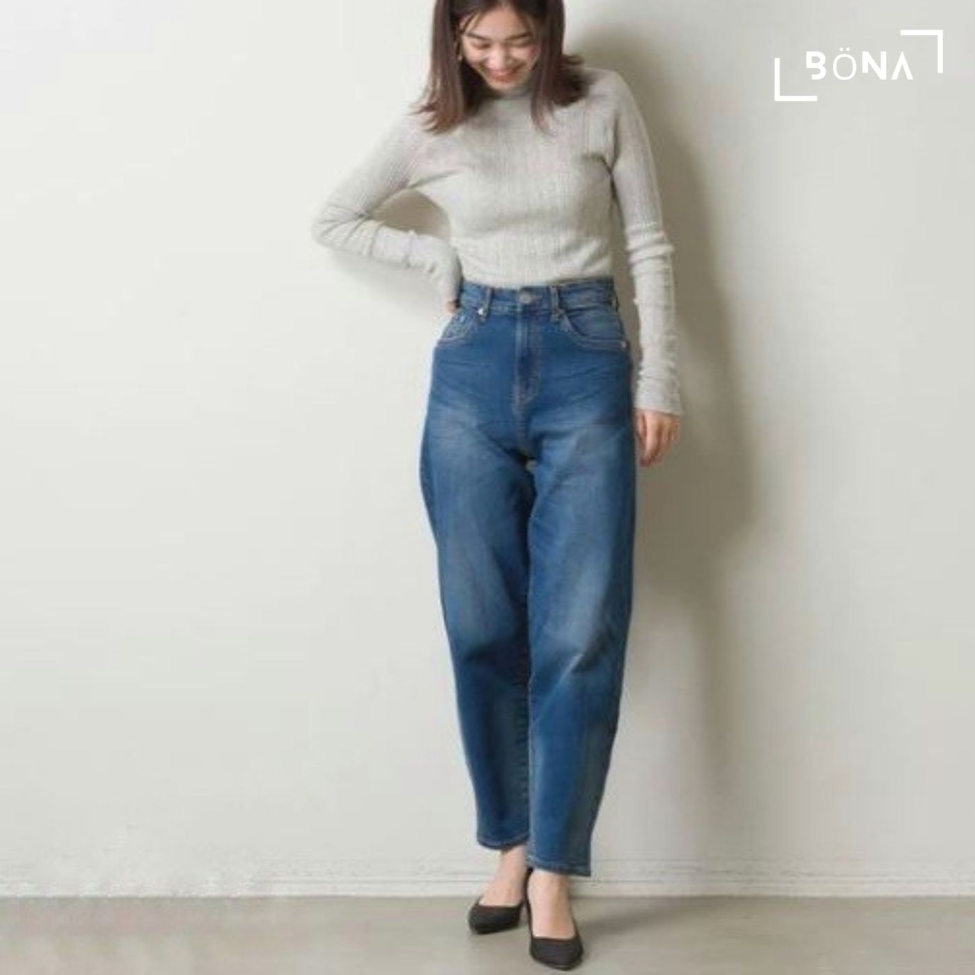 彈力牛仔氣球褲 Stretch Denim Balloon Pants