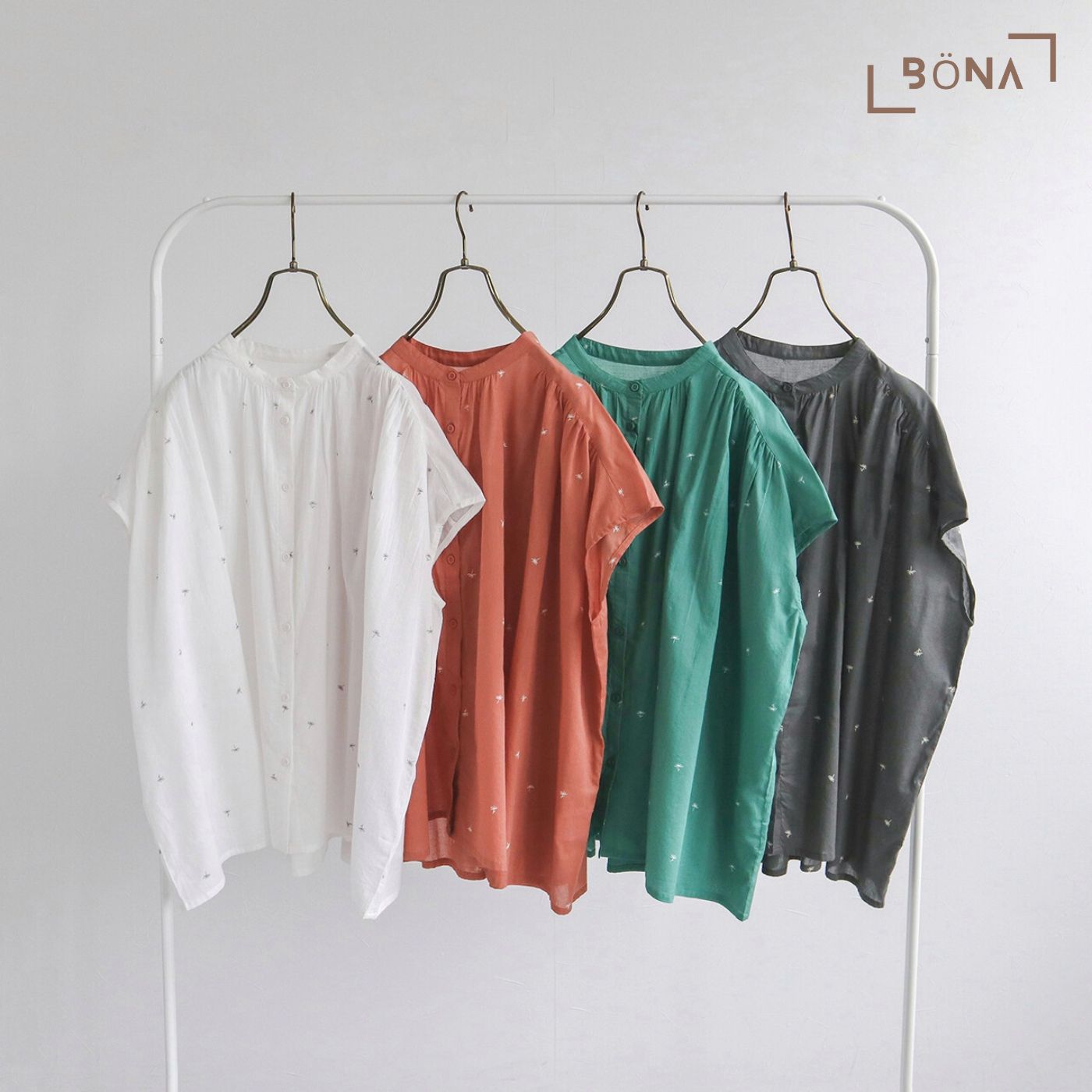 純棉印花襯衫 Cotton Print Blouse