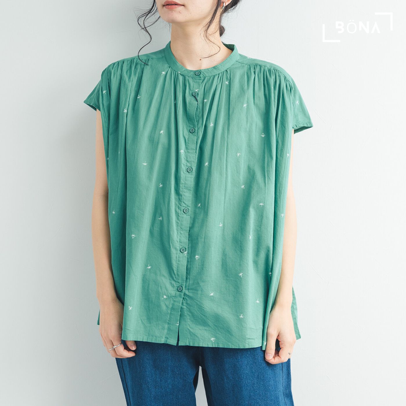 純棉印花襯衫 Cotton Print Blouse