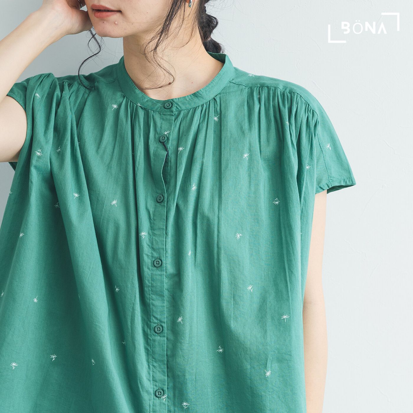 純棉印花襯衫 Cotton Print Blouse