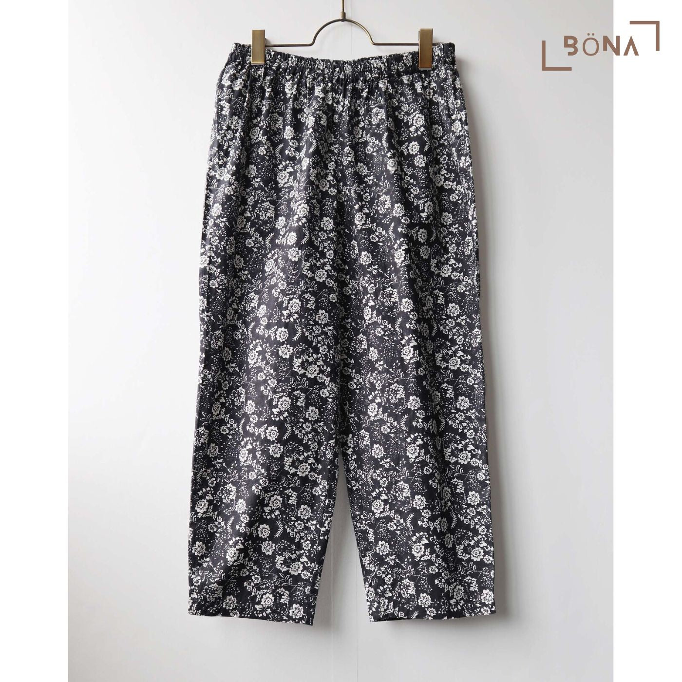 純棉印花錐形褲 Print Tapered Pants
