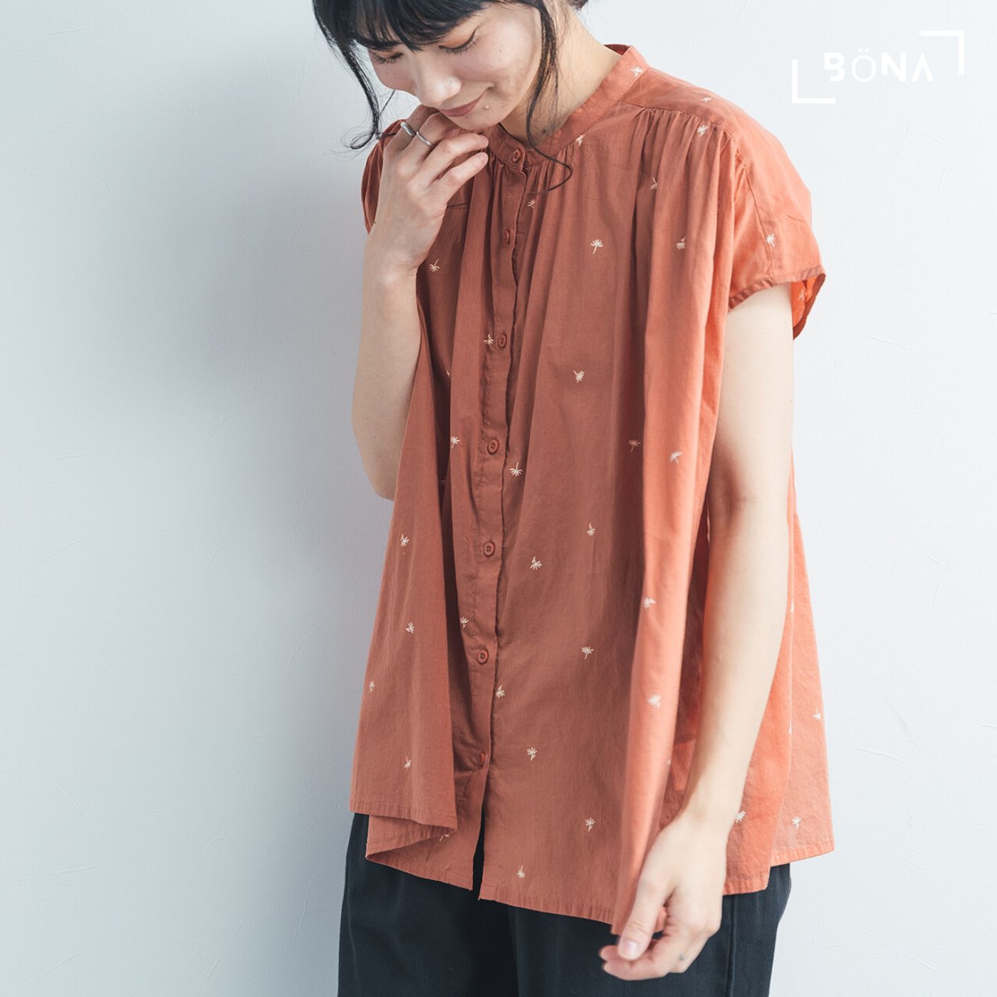 純棉印花襯衫 Cotton Print Blouse