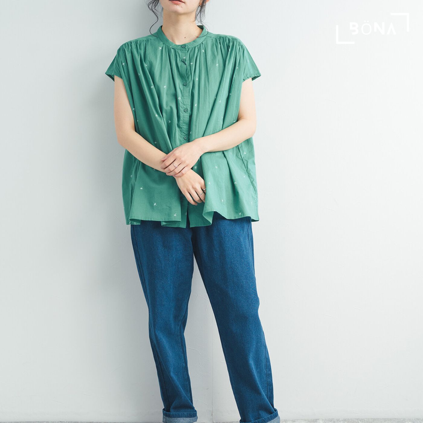 純棉印花襯衫 Cotton Print Blouse